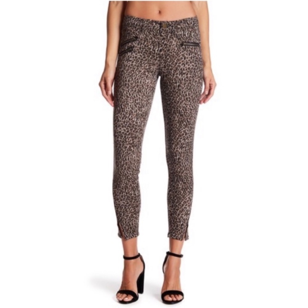 NWT JOLT leopard print ponte pants size XS/25